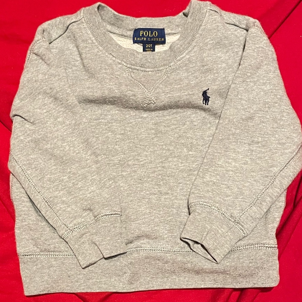 2t Grey Ralph Lauren Polo Sweater